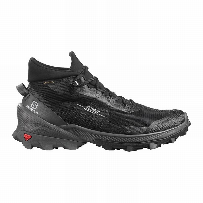 Buty Trekkingowe Damskie Salomon CROSS OVER CHUKKA GORE-TEX - Czarne - Polska (918-JSCYOI)